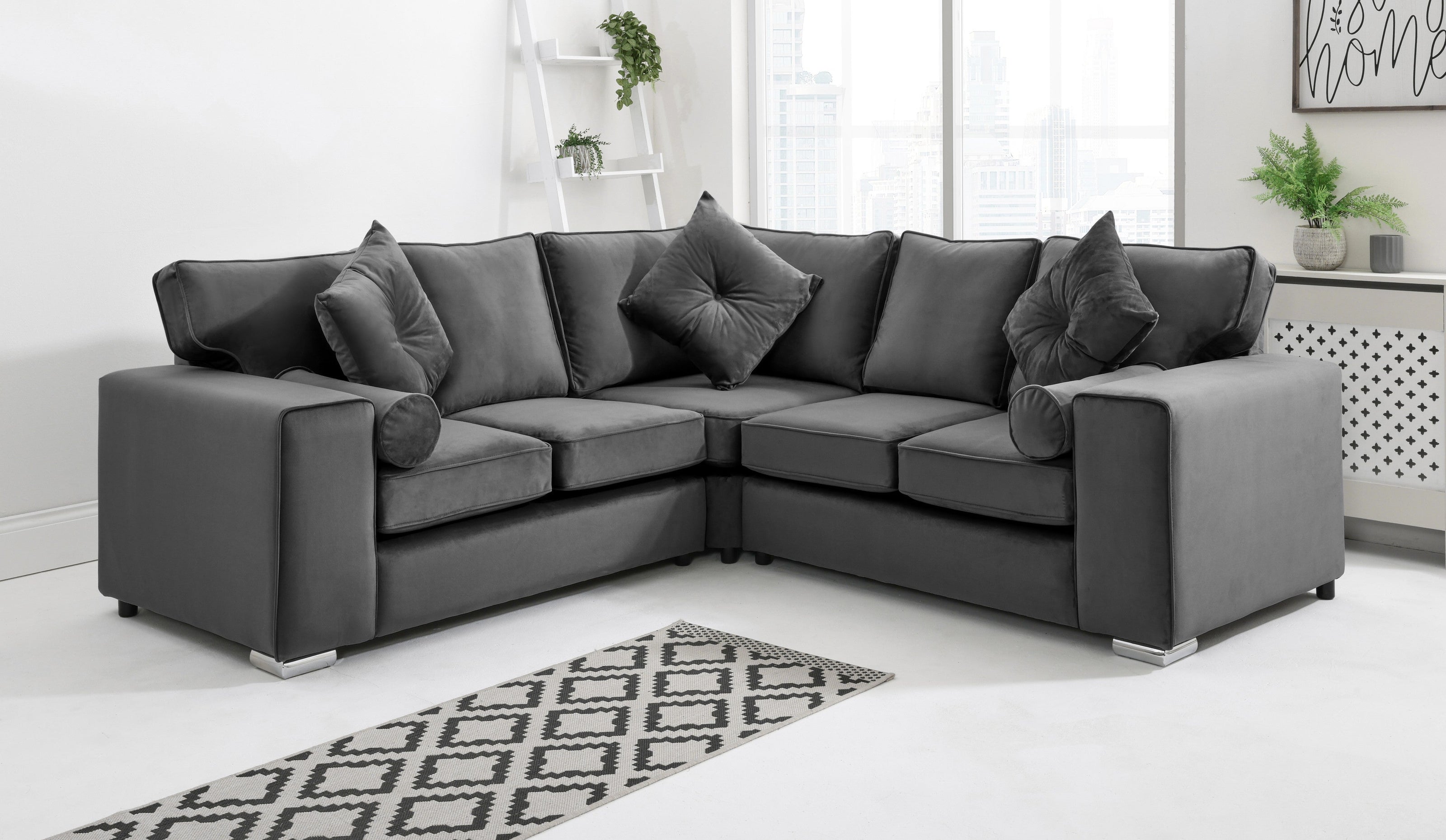 Astoria Corner Fullback + Extra Cushions - Sofa Scape UK