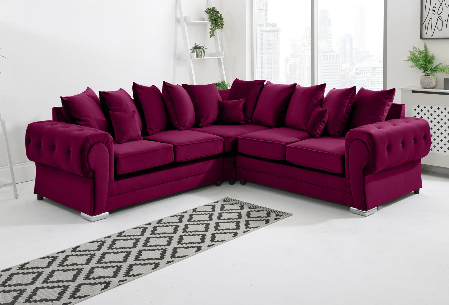 Lucera Plush Corner Scatterback