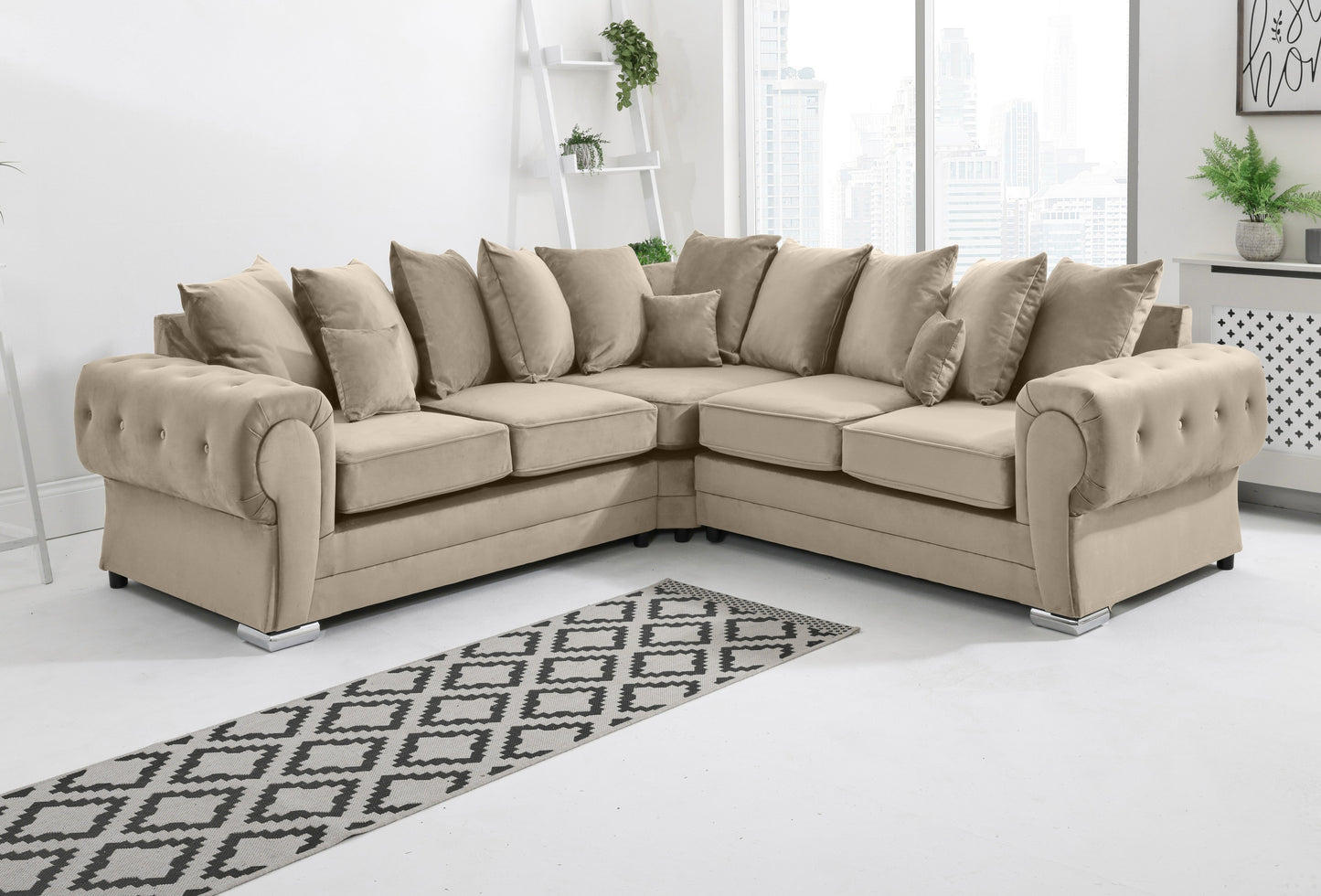 Lucera Plush Corner Scatterback