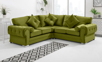 Lucera Plush Corner Fullback + Extra Cushions