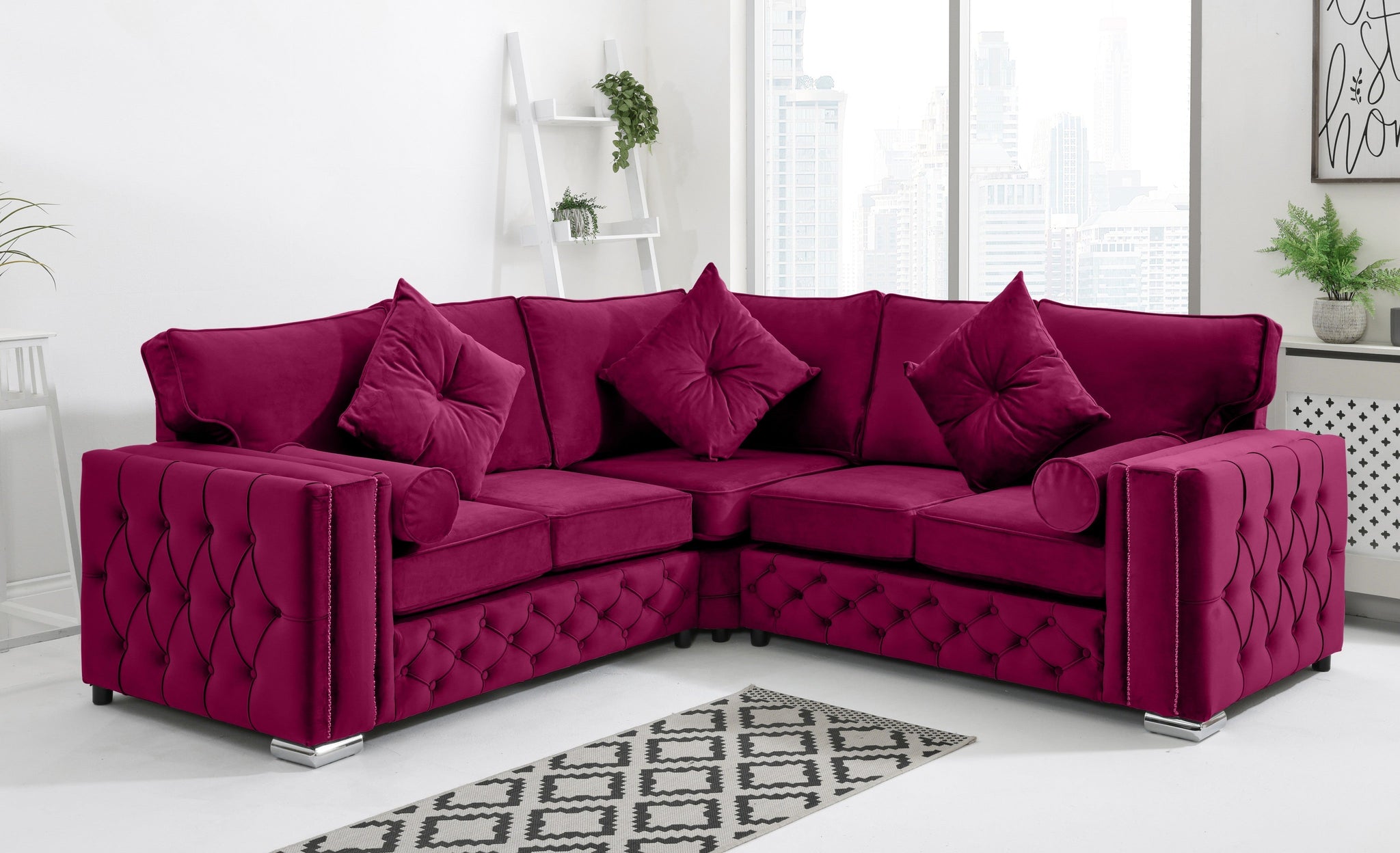 Ventura Corner Fullback + Extra Cushions - Sofa Scape UK