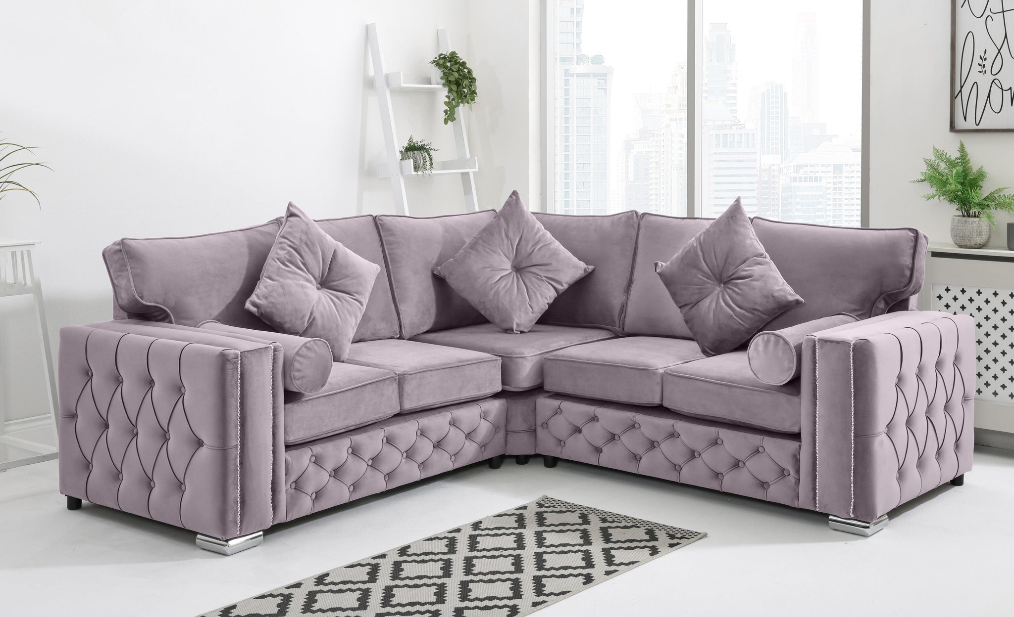 Ventura Corner Fullback + Extra Cushions - Sofa Scape UK