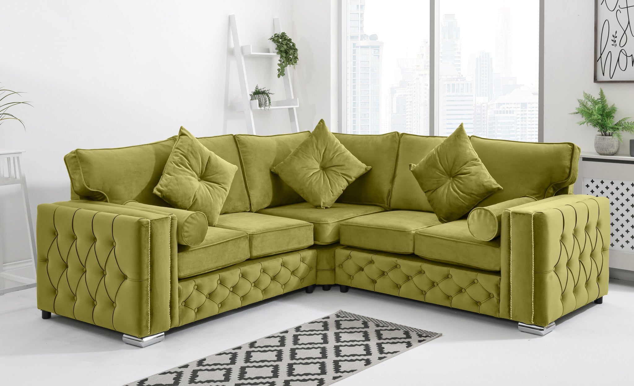 Ventura Corner Fullback + Extra Cushions - Sofa Scape UK