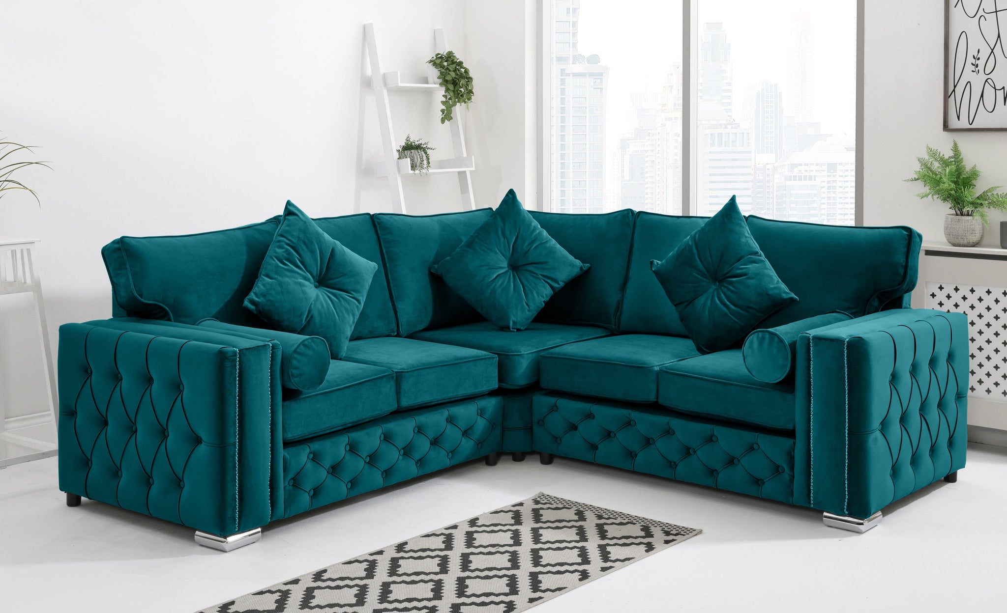 Ventura Corner Fullback + Extra Cushions - Sofa Scape UK