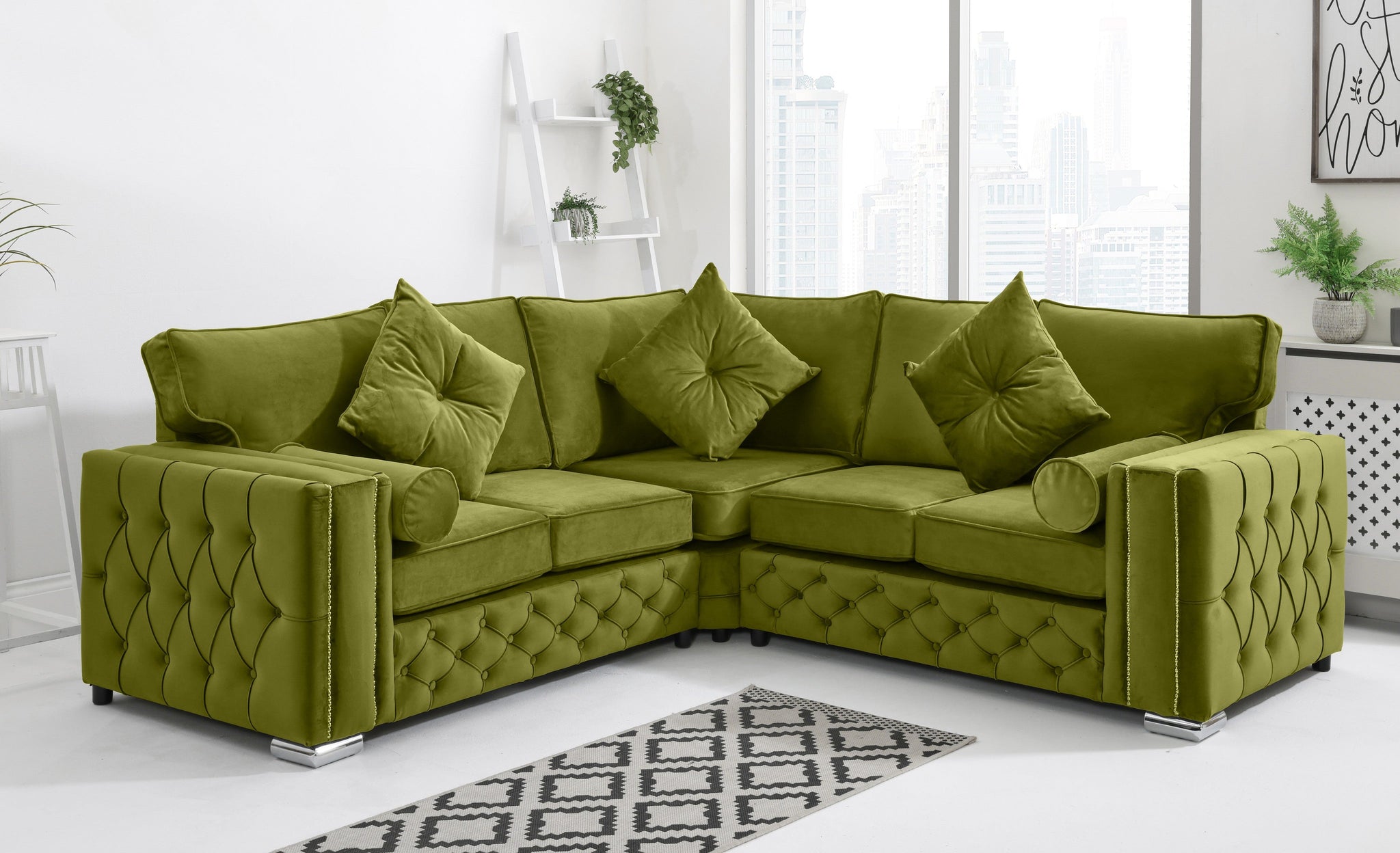 Ventura Corner Fullback + Extra Cushions - Sofa Scape UK