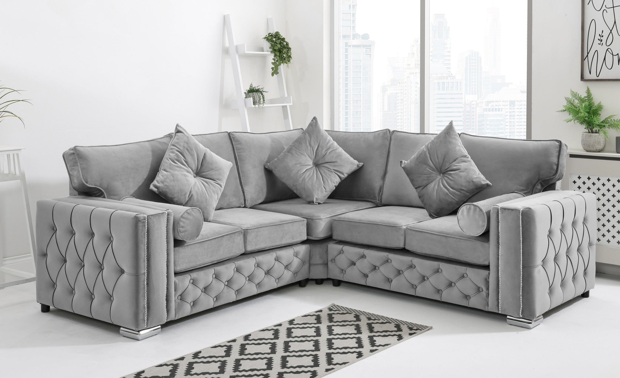 Ventura Corner Fullback + Extra Cushions - Sofa Scape UK