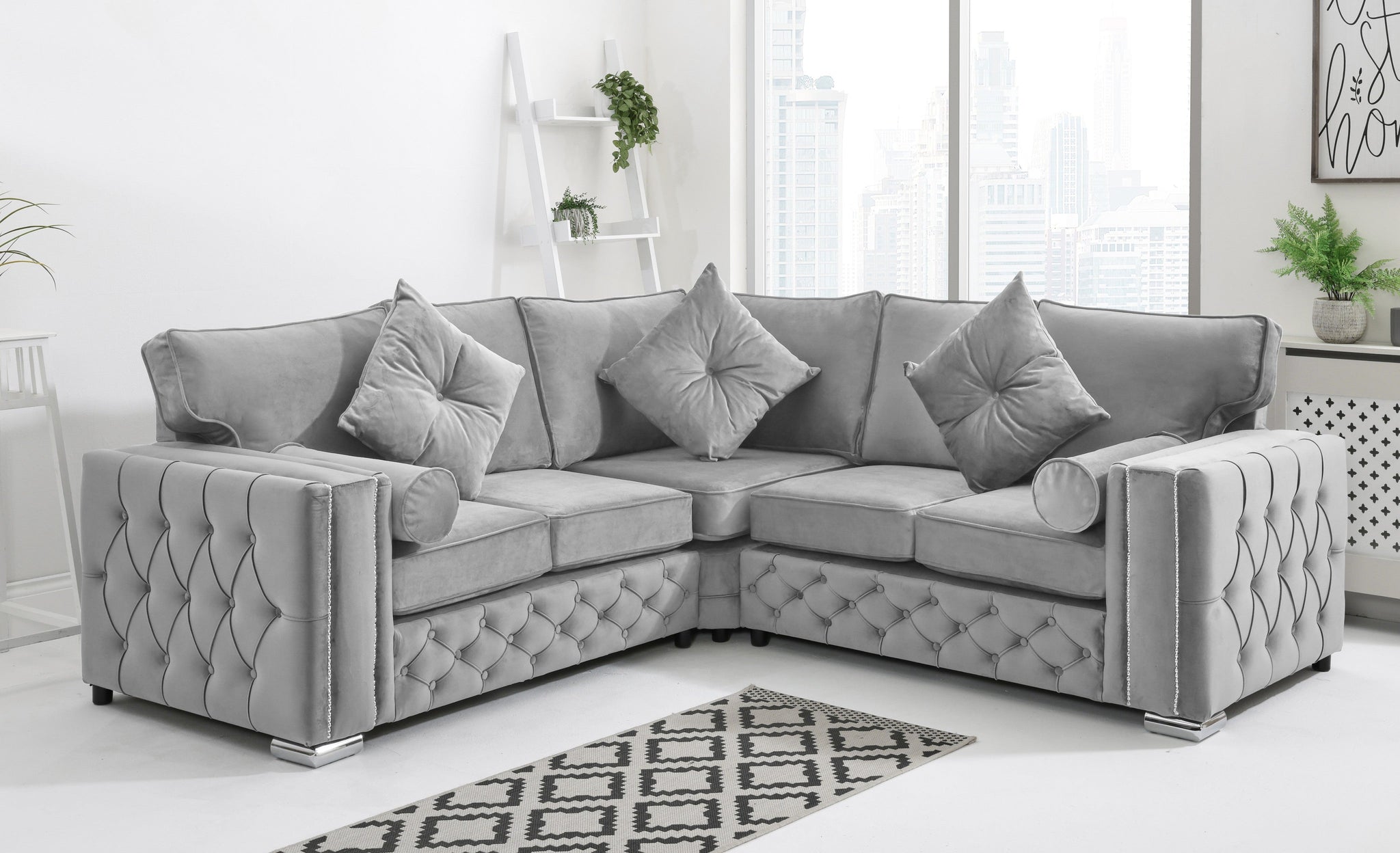 Ventura Corner Fullback + Extra Cushions - Sofa Scape UK