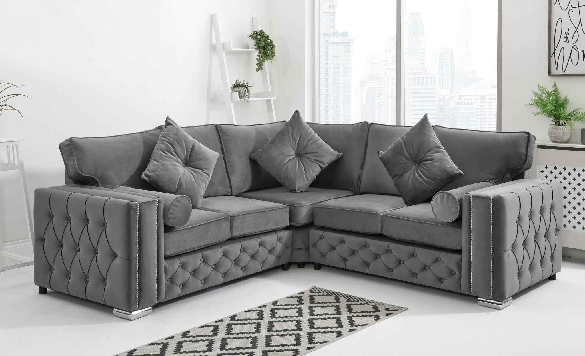Ventura Corner Fullback + Extra Cushions - Sofa Scape UK