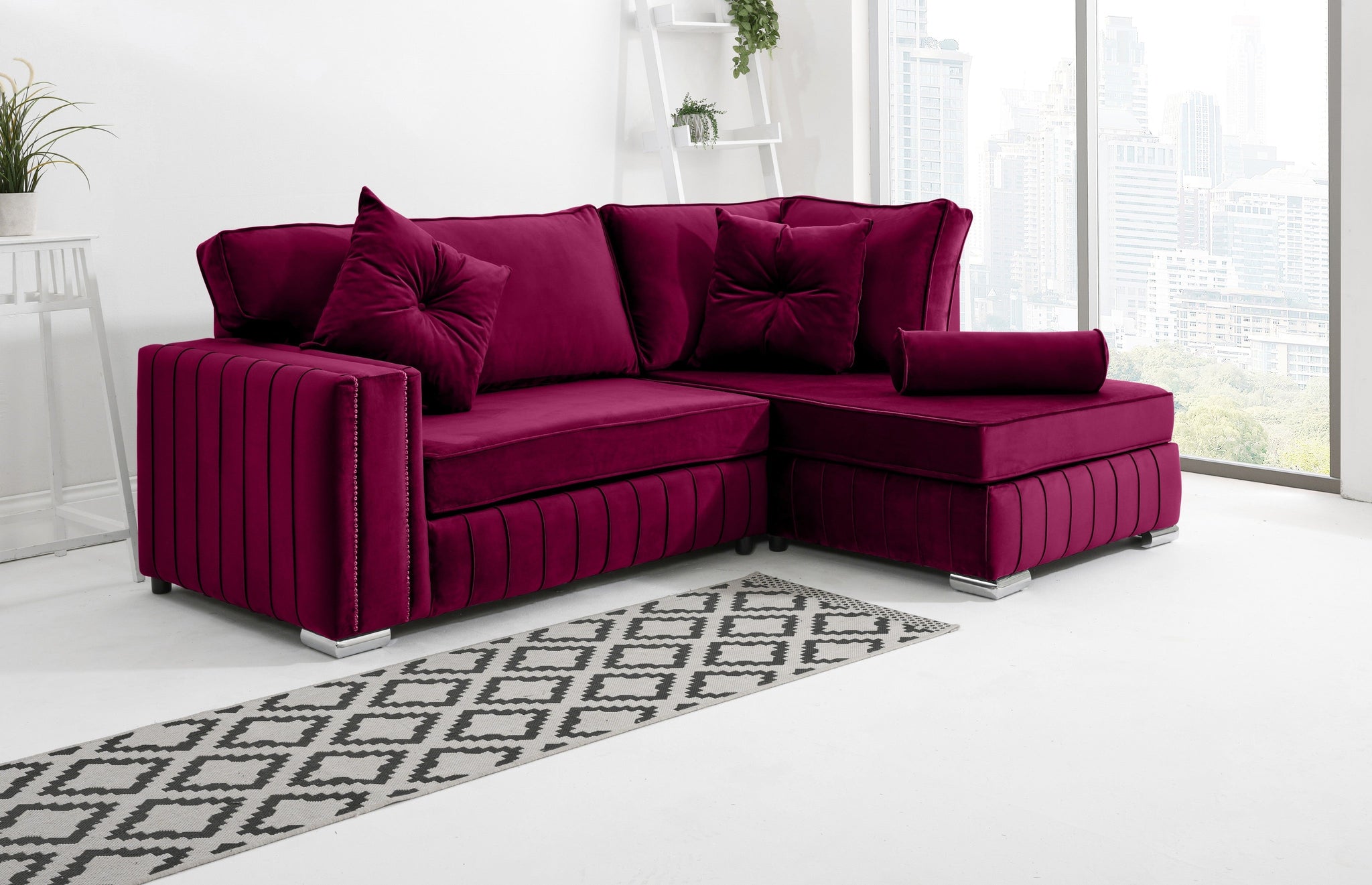 Elara Lounge Fullback + Extra Cushions - Sofa Scape UK
