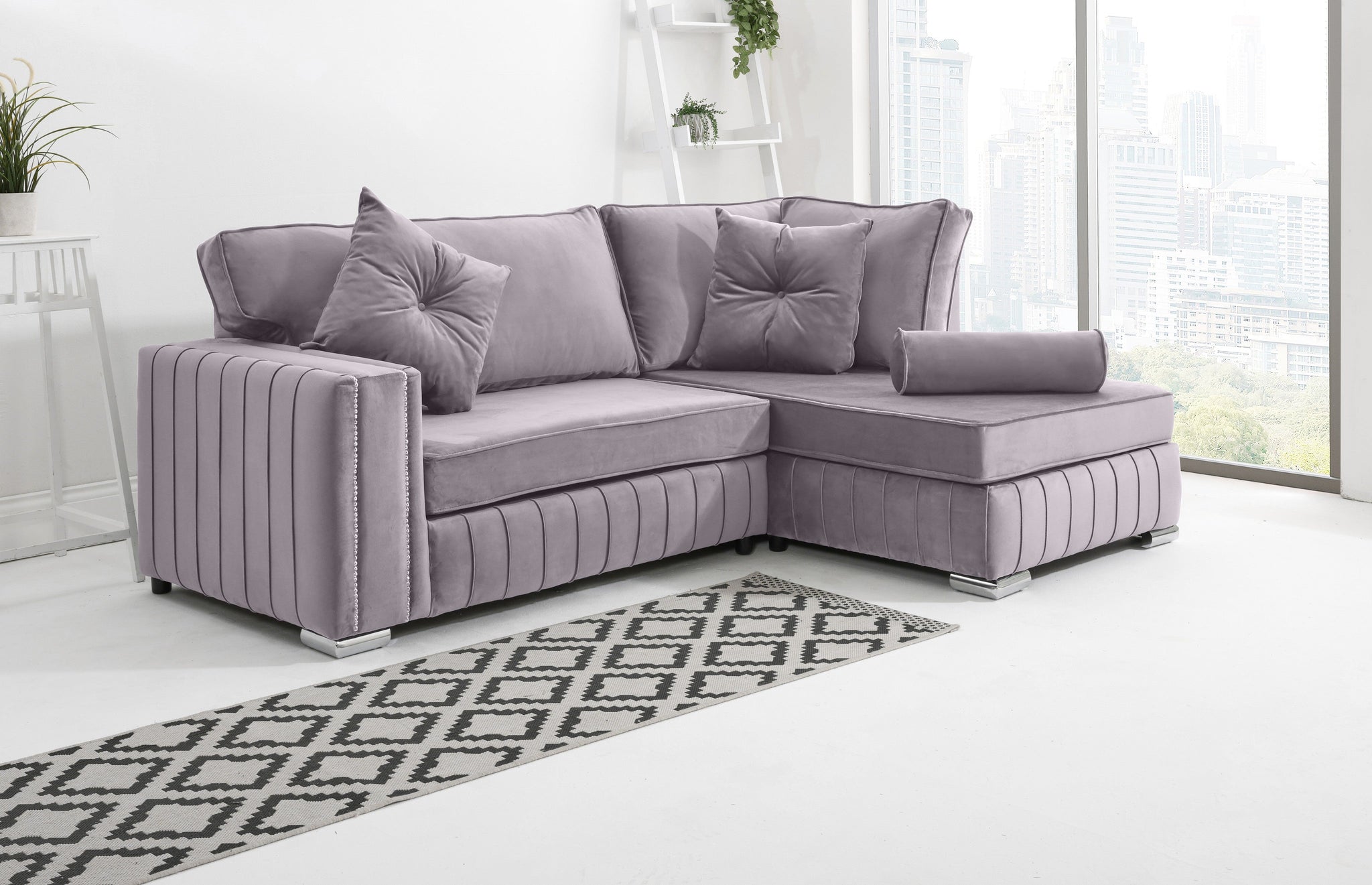 Elara Lounge Fullback + Extra Cushions - Sofa Scape UK