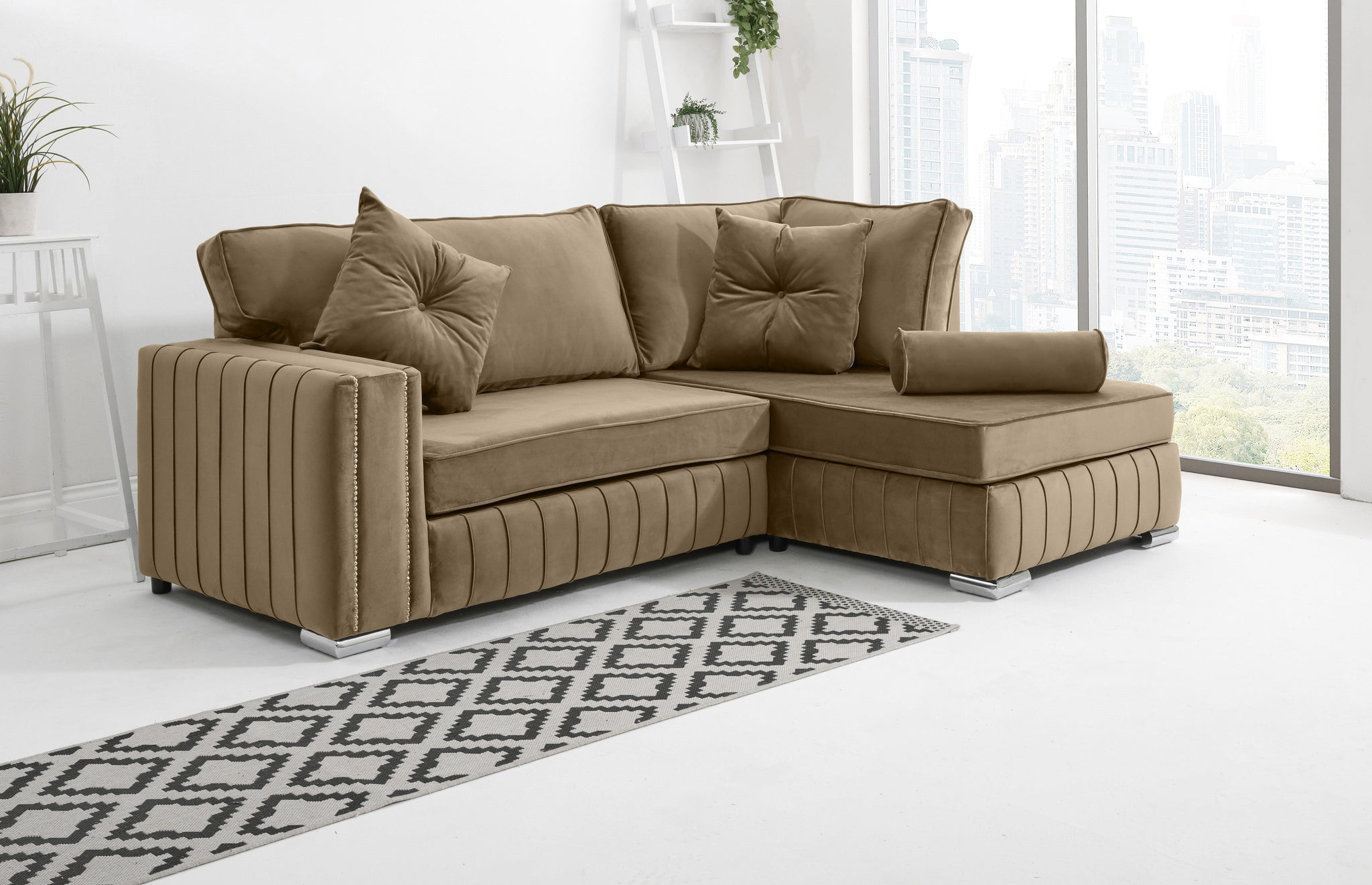 Elara Lounge Fullback + Extra Cushions - Sofa Scape UK