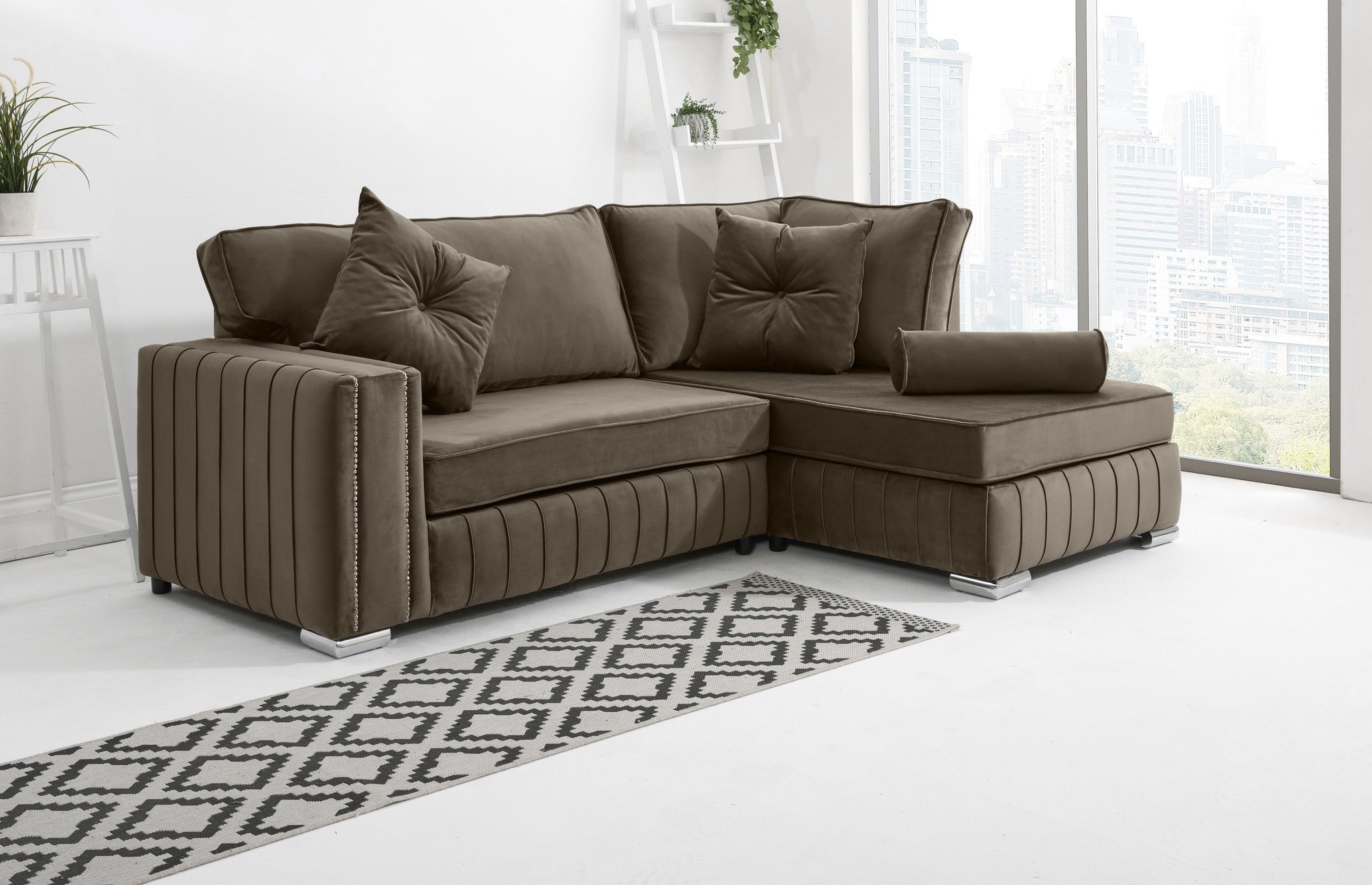 Elara Lounge Fullback + Extra Cushions - Sofa Scape UK