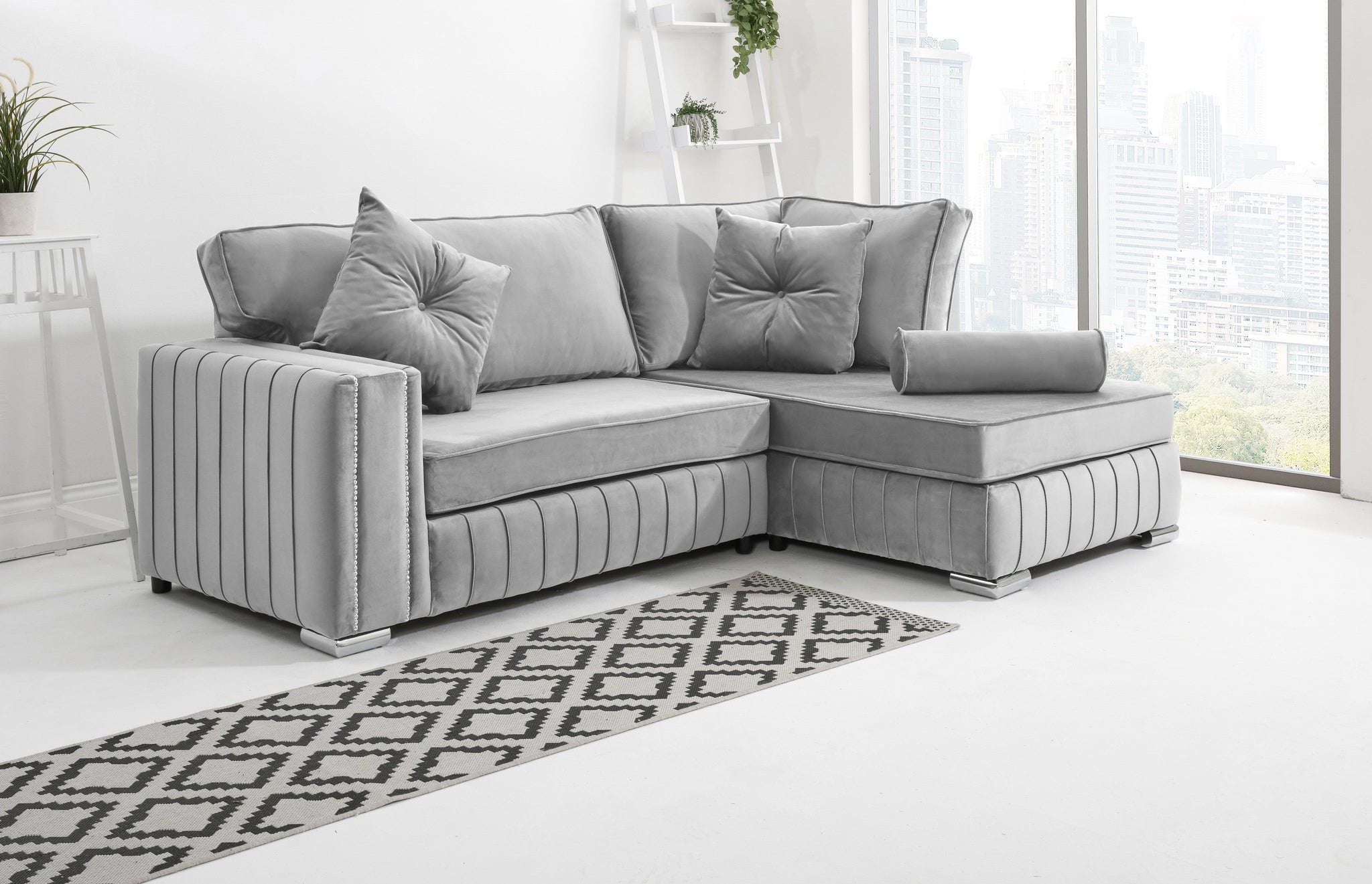 Elara Lounge Fullback + Extra Cushions - Sofa Scape UK