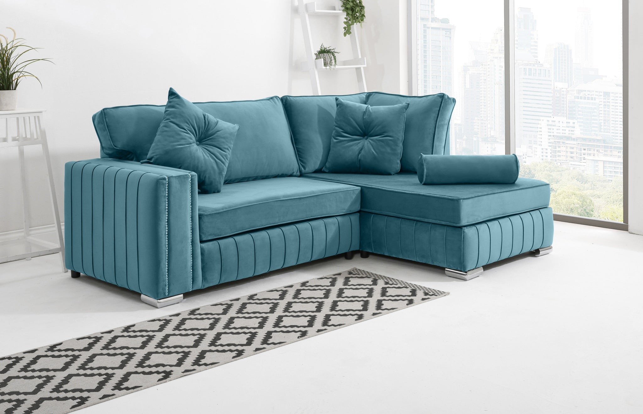 Elara Lounge Fullback + Extra Cushions - Sofa Scape UK