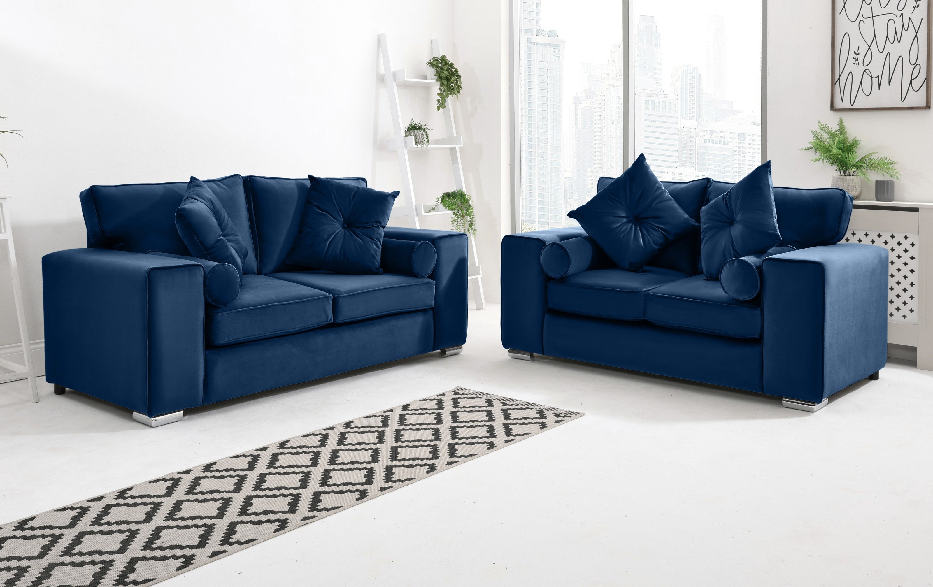 Astoria 3+2 Fullback + Extra Cushions - Sofa Scape UK