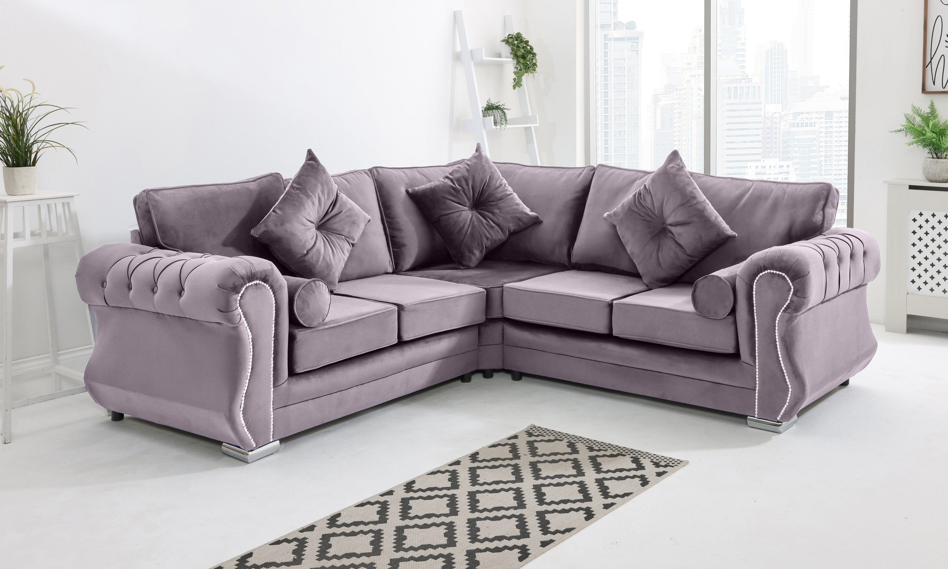 Strada Corner Fullback + Extra Cushions - Sofa Scape UK