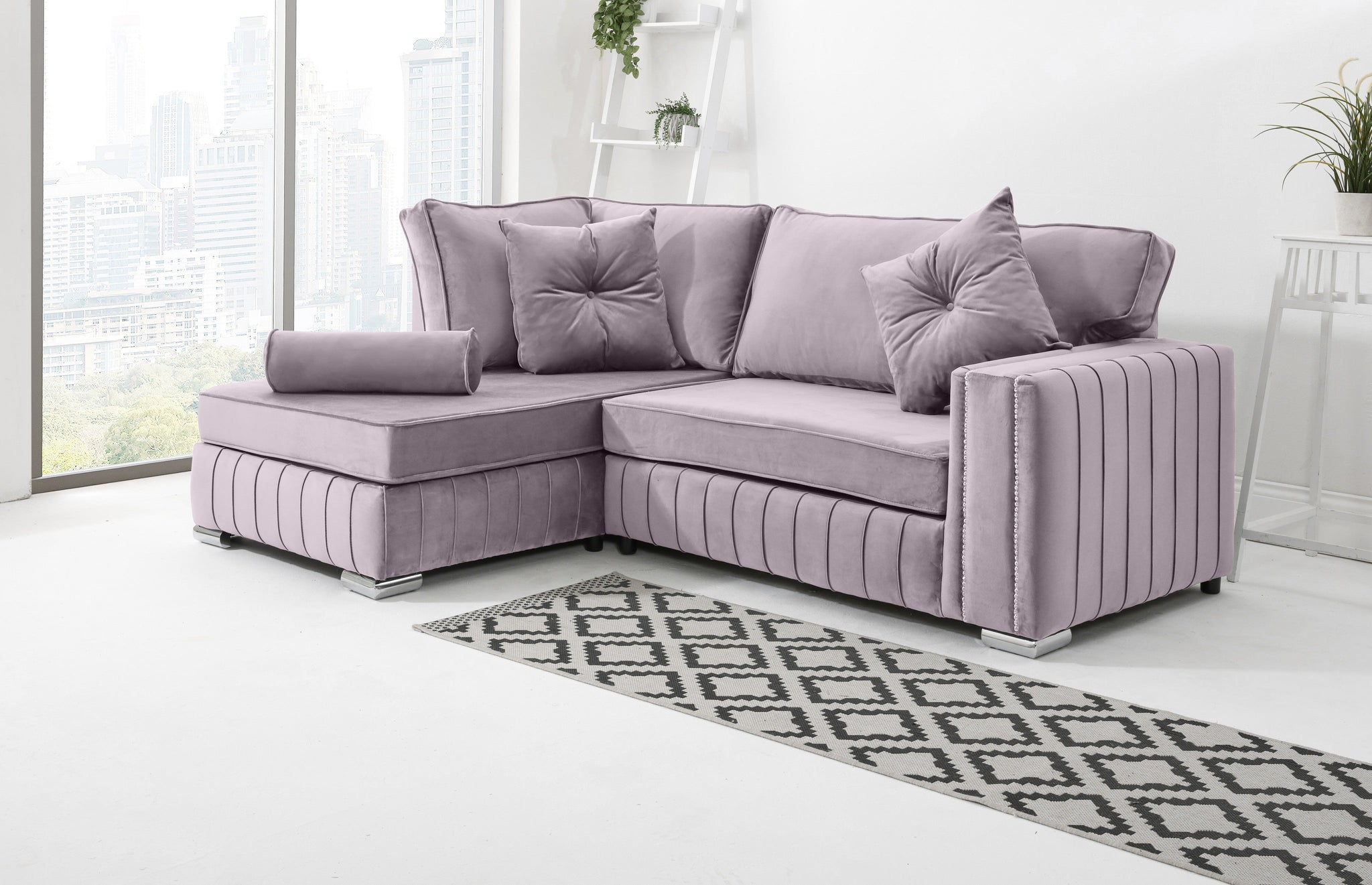Elara Lounge Fullback + Extra Cushions - Sofa Scape UK