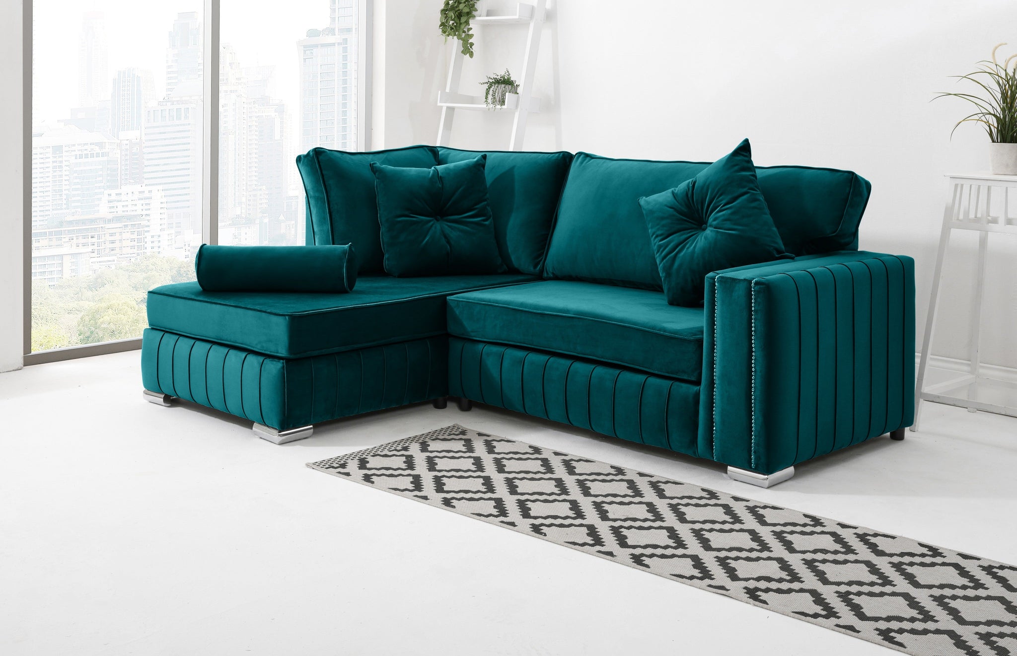 Elara Lounge Fullback + Extra Cushions - Sofa Scape UK