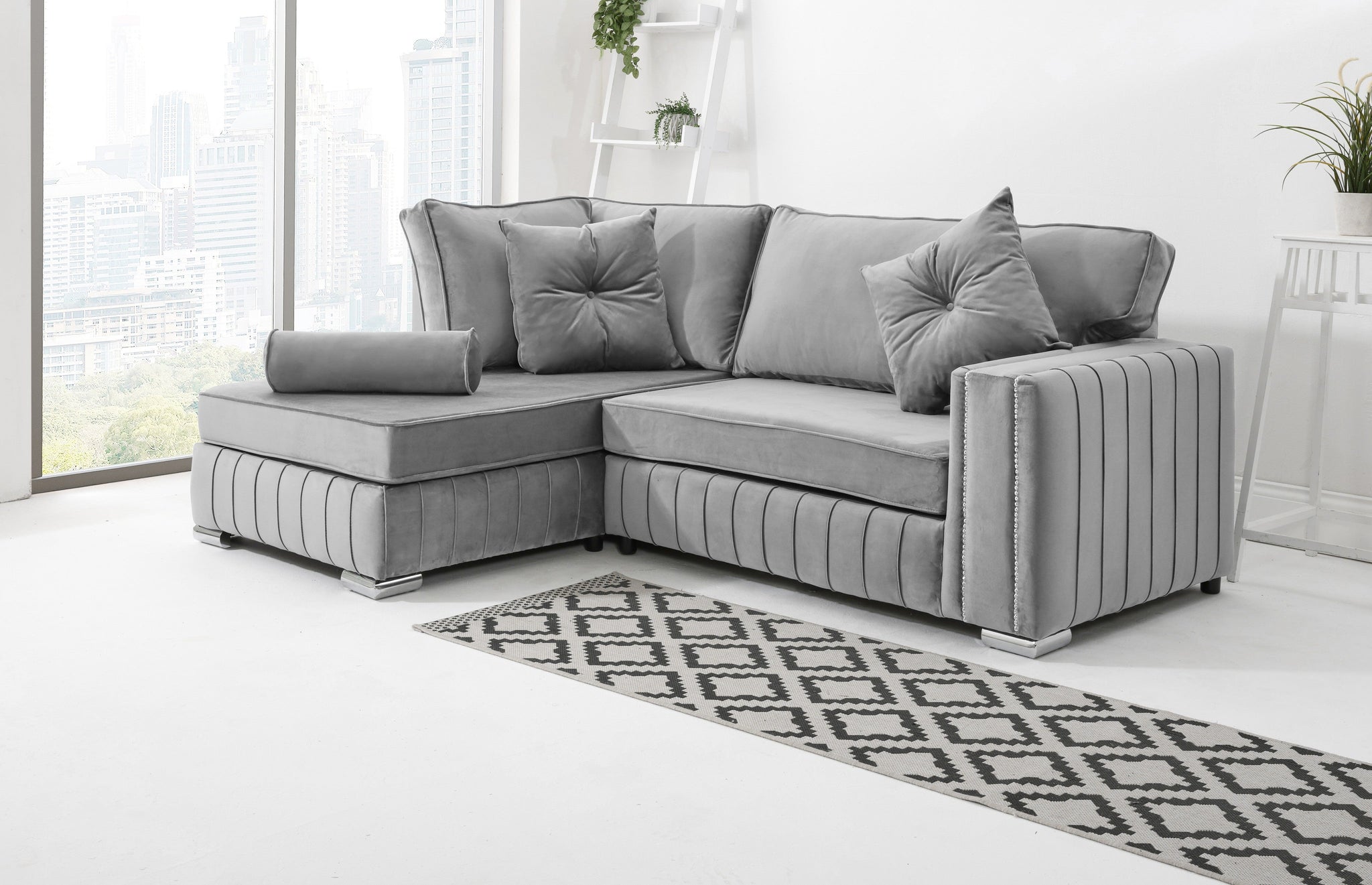 Elara Lounge Fullback + Extra Cushions - Sofa Scape UK