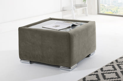 Lucera Plush Corner Fullback + Extra Cushions