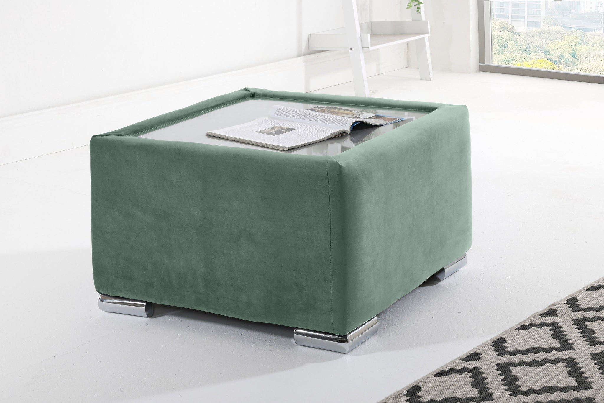 Lucera Plush Corner Fullback + Diamonds - Sofa Scape UK