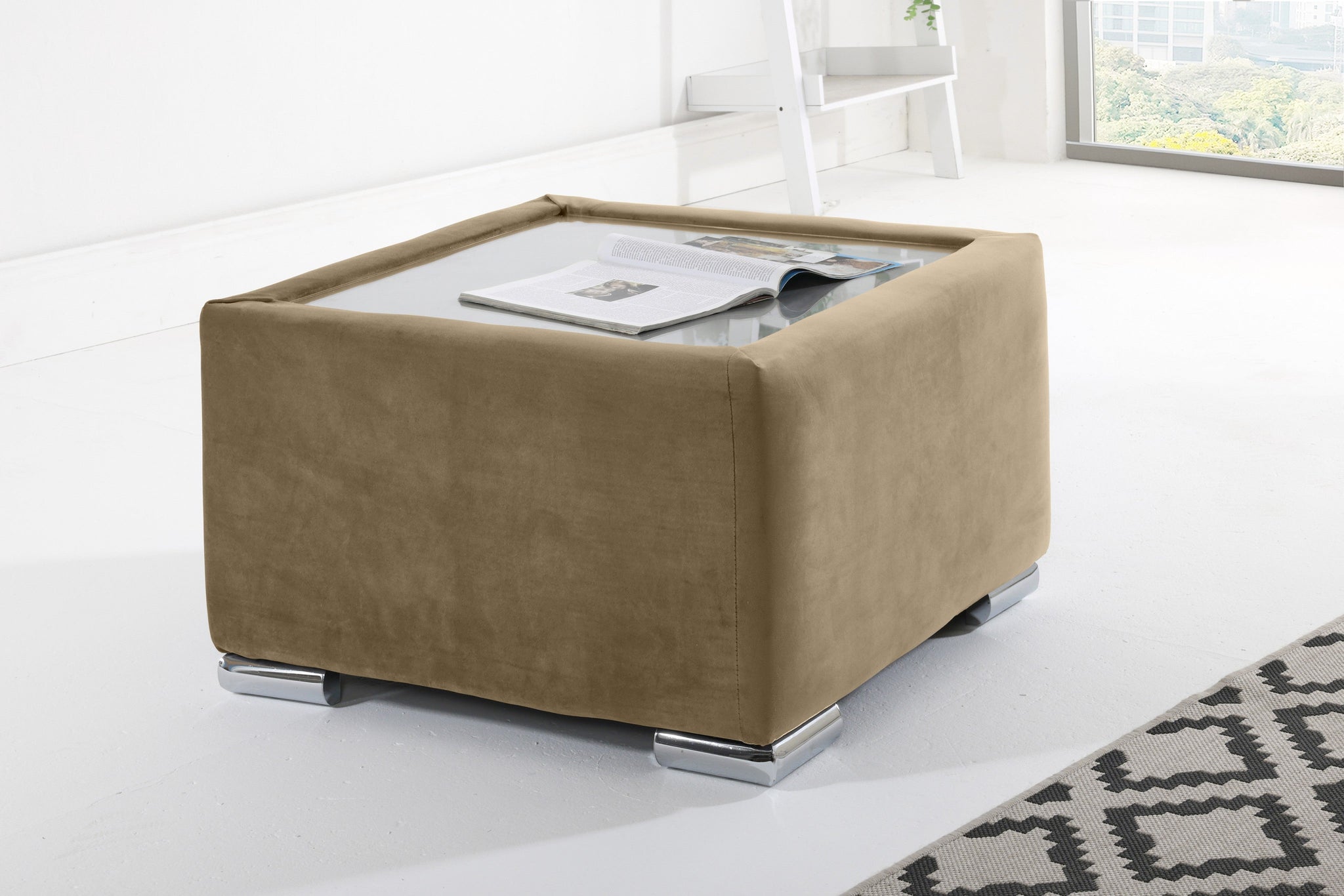 Lucera Plush Corner Fullback + Diamonds - Sofa Scape UK