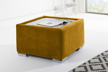 Lucera Plush Corner Fullback + Extra Cushions + Diamonds