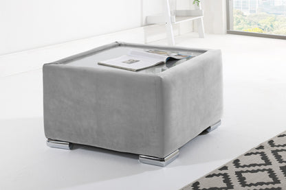 Lucera Plush Corner Fullback + Extra Cushions + Diamonds