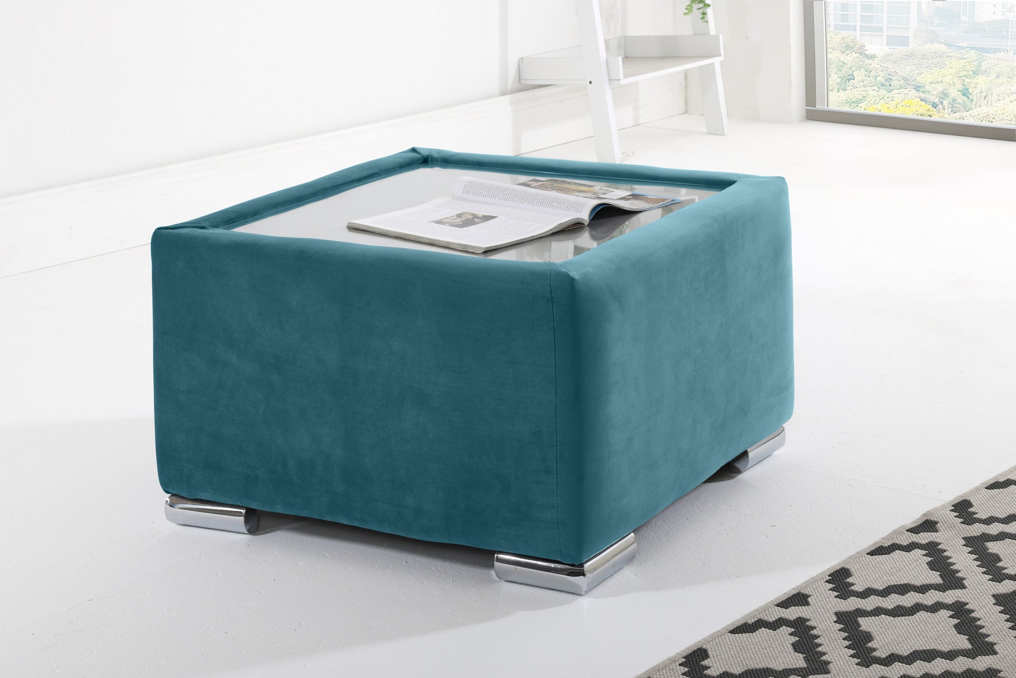 Lucera Plush Corner Fullback + Diamonds - Sofa Scape UK