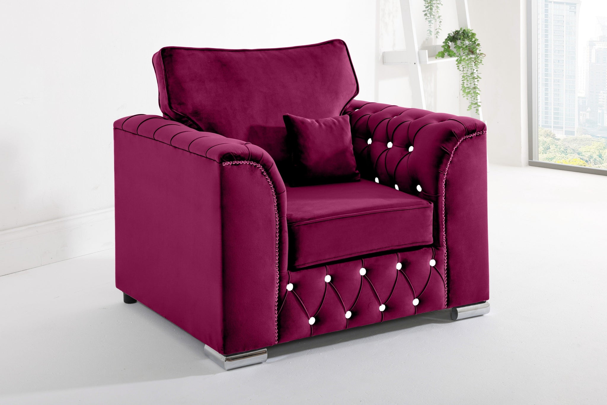 Santoro 3+2 Fullback + Extra Cushions + Diamonds