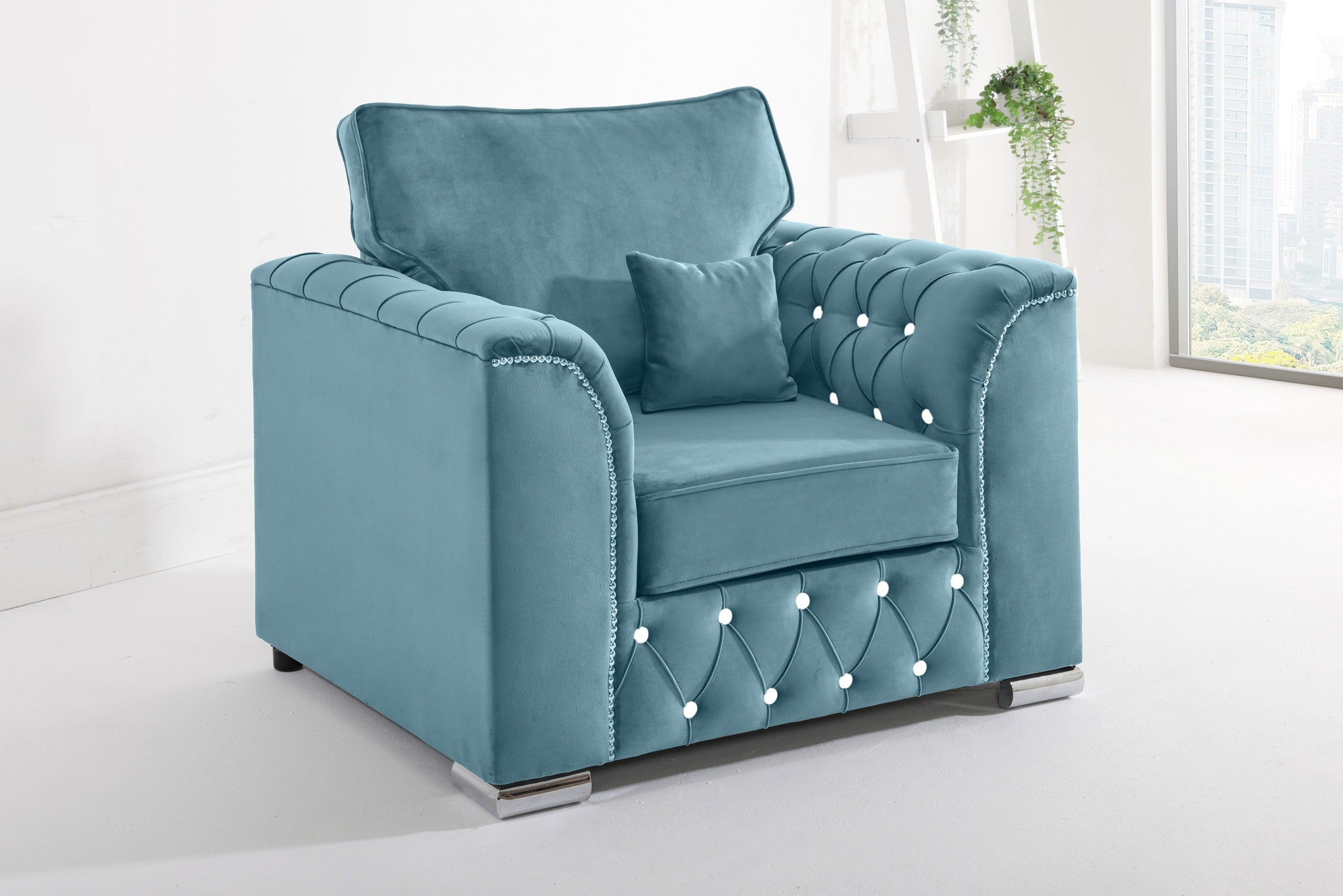 Santoro 3+2 Fullback + Extra Cushions + Diamonds