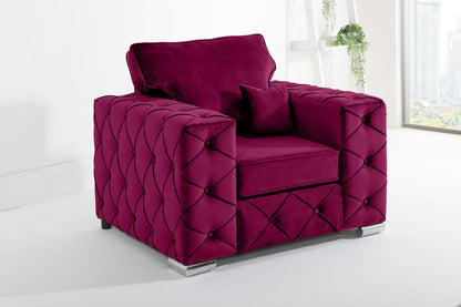 Castro U Shape Sofa  Fullback - Plush Velvet
