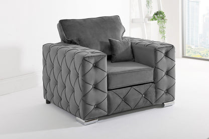 Castro U Shape Sofa bed  Fullback - Plush Velvet - Sofa Scape UK