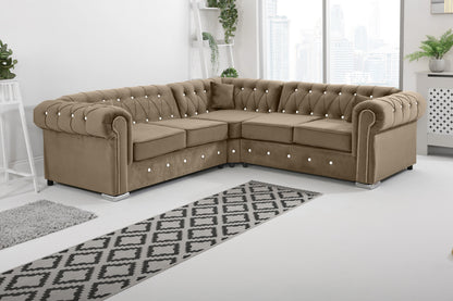 Novara Chesterfield - Corner With Dimond