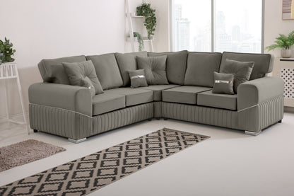 Vivaro Corner 2c2 Fullback + Extra cushions - Plush Velvet
