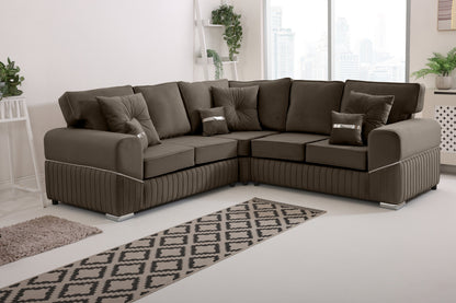 Vivaro Corner 2c2 Fullback + Extra cushions - Plush Velvet