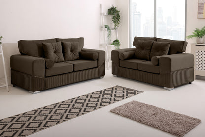 Vivaro 3+2 Fullback + Extra cushions - Plush Velvet