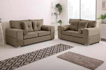 Vivaro 3+2 Fullback + Extra cushions - Plush Velvet