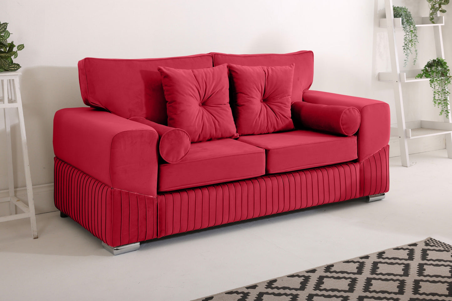 Vivaro 3+2 Fullback + Extra cushions - Plush Velvet