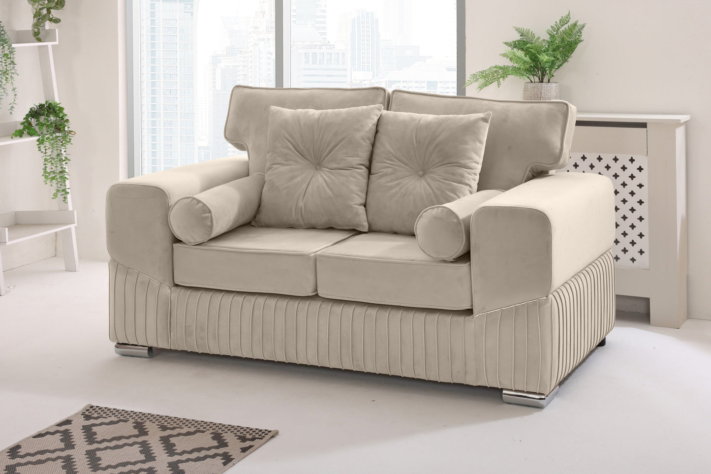 Vivaro 3+2 Fullback + Extra cushions - Plush Velvet