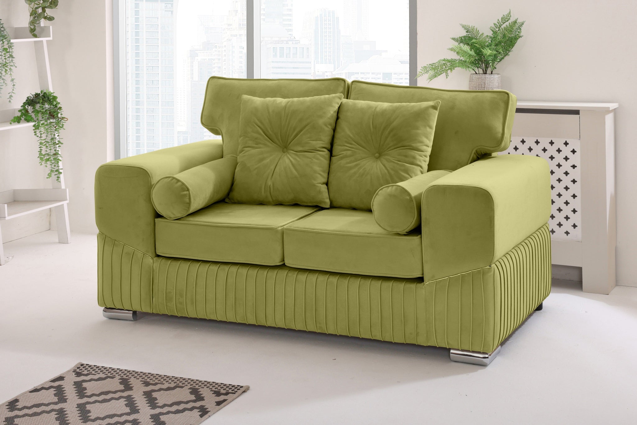 Vivaro 3+2 Fullback + Extra cushions - Plush Velvet