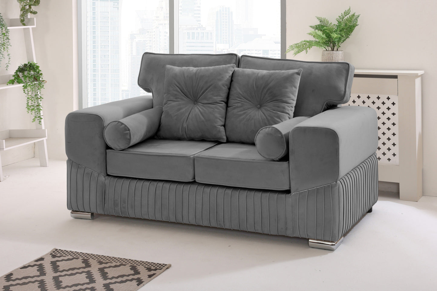 Vivaro 3+2 Fullback + Extra cushions - Plush Velvet