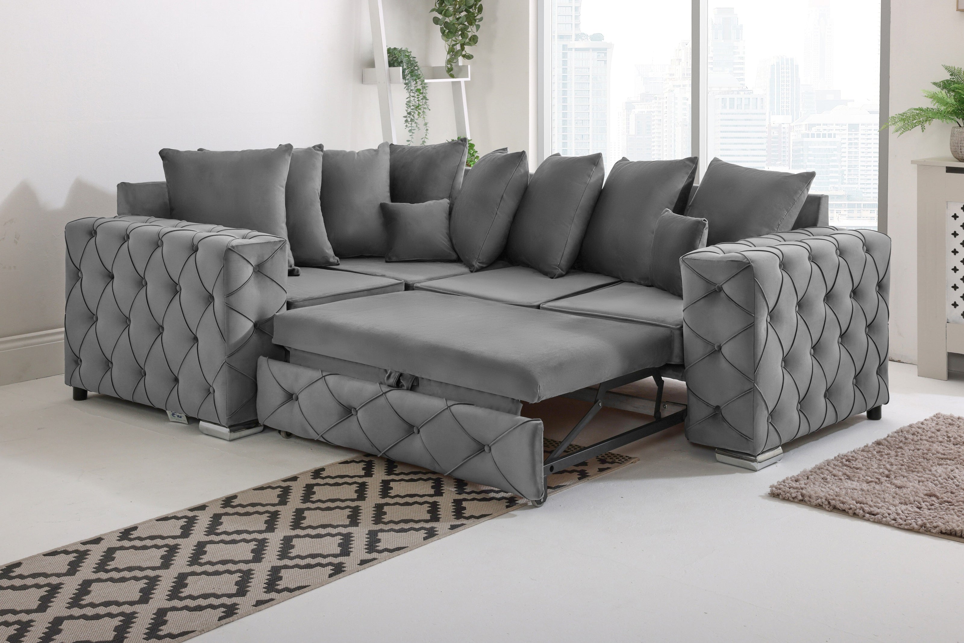 Castro 1c2 Sofa Bed - Scatter back - Sofa Scape UK