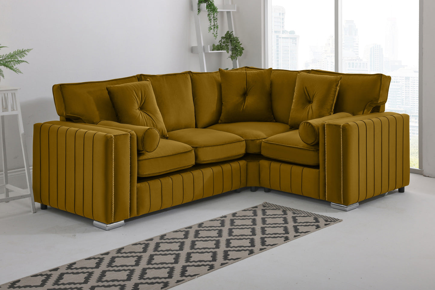 Elara Corner Fullback - 2c1 + Extra Cushions