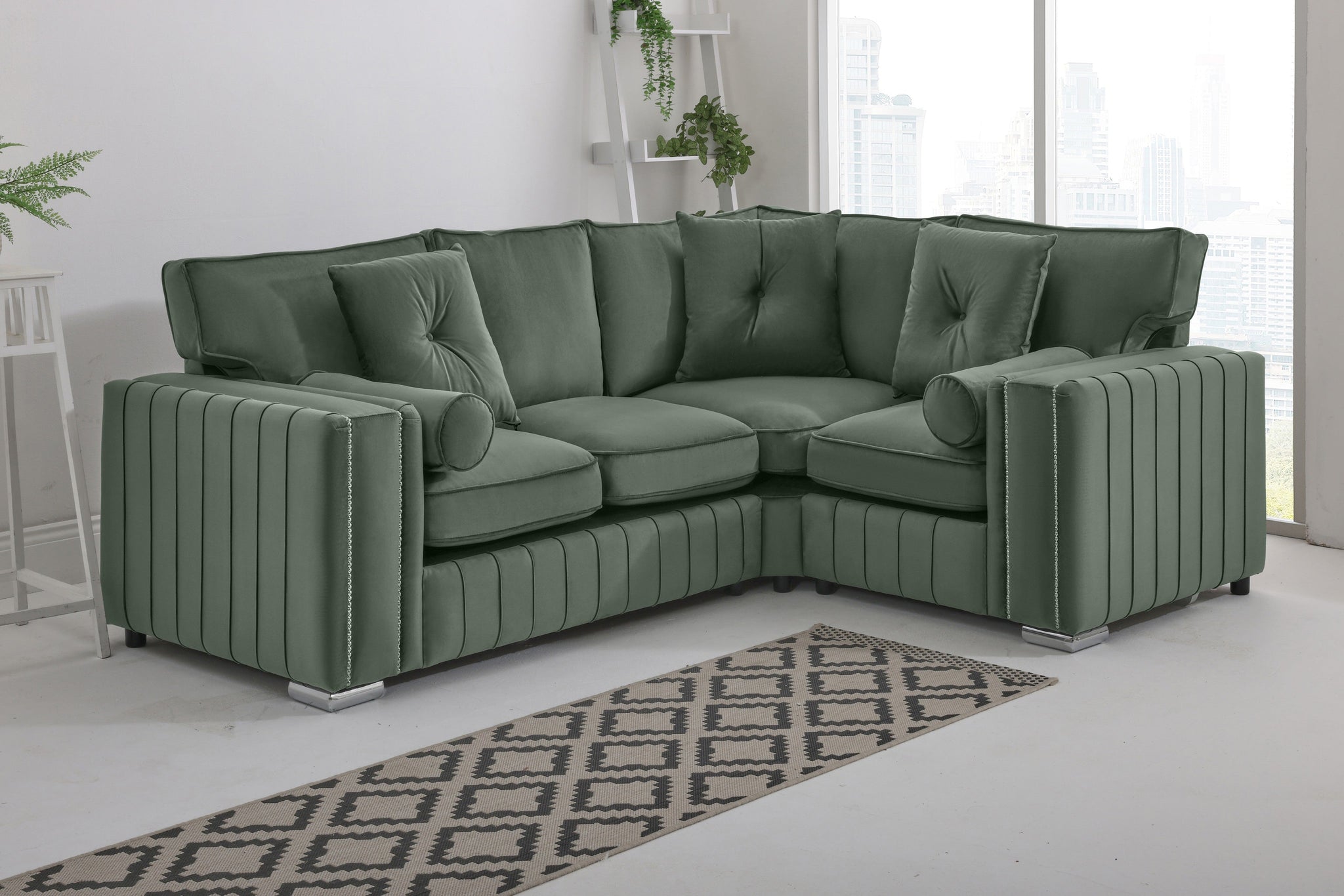 Elara Corner Fullback - 2c1 + Extra Cushions