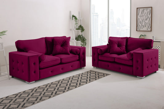Belmont3+2 Fullback - Buttoned Cushion