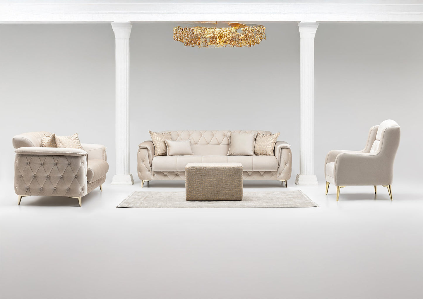 Velente 3+2+1 Sofa Set Overview