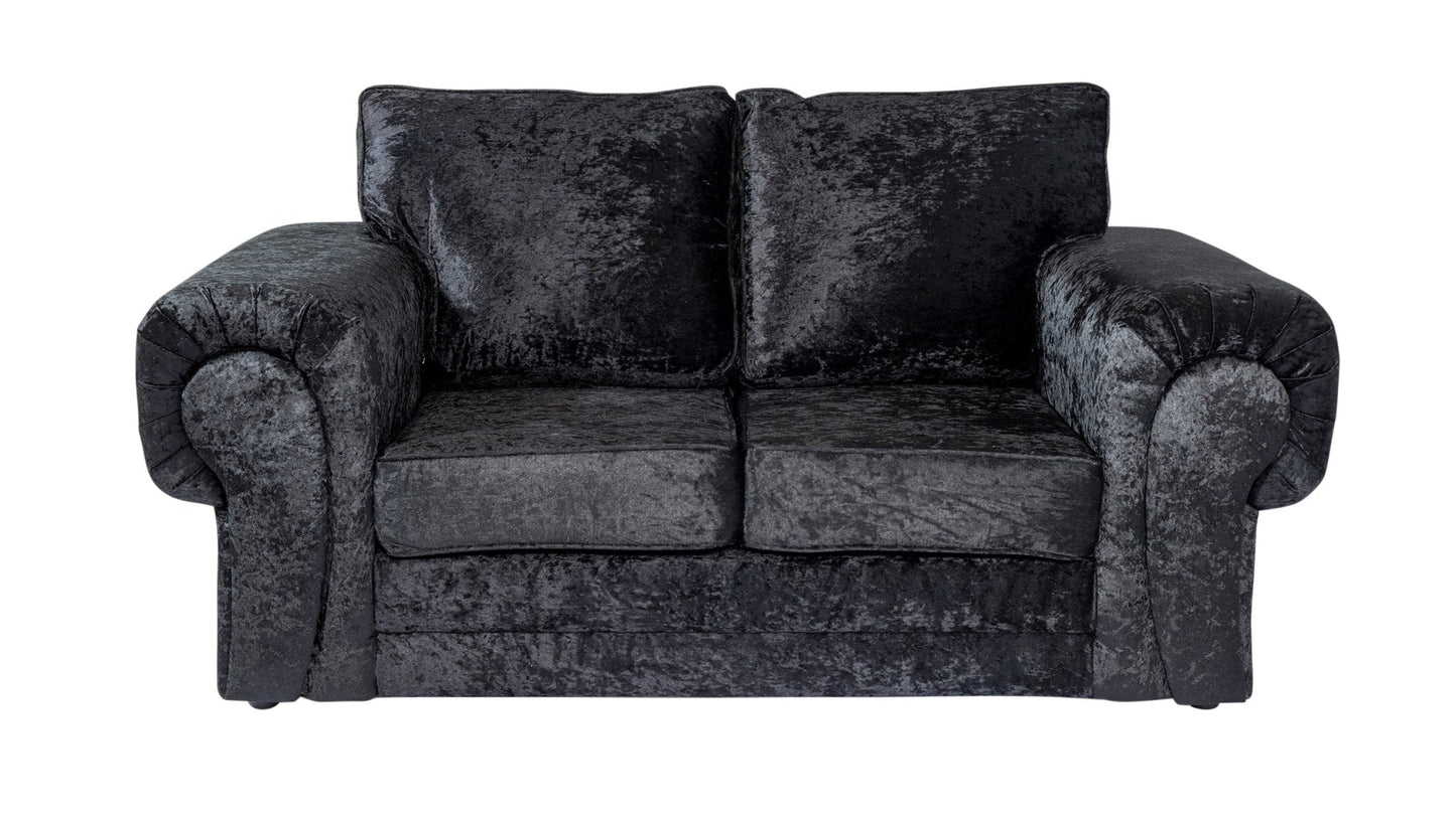 Black Verona Crushed Velvet - Sofa Scape UK