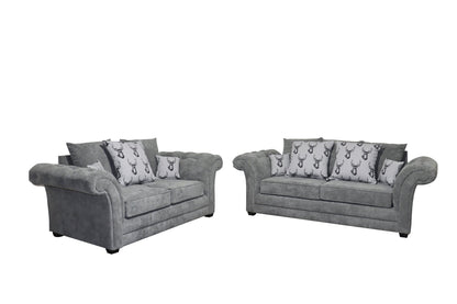 Crofton 3 Seater & 2 Seater - Chenille - Sofa Scape UK