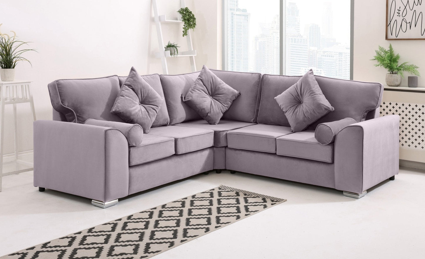 Dylan Corner Fullback + Extra Cushions - Sofa Scape UK
